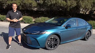 Is the 2025 Toyota Camry XLE a BETTER luxury midsize sedan than a Lexus ES 300h?