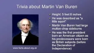 President Martin Van Buren Biography