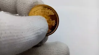 Золотая монета 5 рублей 1847 год #золото
