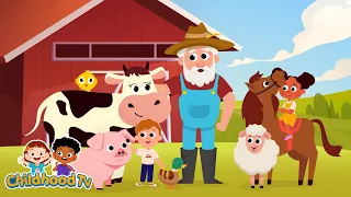 Old MacDonald had a Farm | Nursery Rhymes & Kids Songs | ChildhoodTV