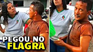 MULHER FICA REVOLTADA APÓS FLAGRA HOMEN SE APROVEITANDO DA SUA CONFIANÇA,..