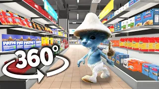 Smurf Cat 360° - Supermarket | VR/360° Experience | We Live, We Love, We Lie