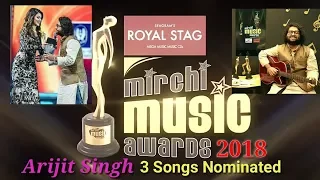 10th Royal Stag Mirchi Music Awards 2018 Arijit Singh Live | Mirchi Music Awards 2018 | Arijit Singh