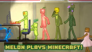 Melon plays Minecraft!