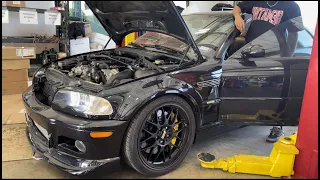 WORLDS BEST SOUNDING E46 M3 F1 EXHAUST 6 to 1 merge header / axle back INSTALL !!!!!