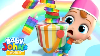 Baby John's YUMMY Rainbow Ice Cream | Playtime Songs & Nursery Rhymes by Baby John’s World