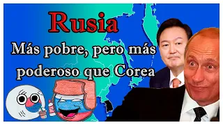 ¿Por qué RUSIA🇷🇺 es potencia mundial y COREA del SUR🇰🇷 no lo es? - El Mapa de Sebas