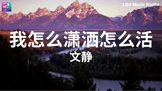 文静 - 我怎么潇洒怎么活【人生总有苦与乐 随遇而安随遇活】动态歌词版