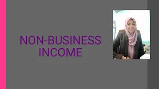PAT3053 GROUP B 30 MARCH 2021 NON BUSINESS INCOME