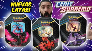 ABRO LAS LATAS DE LOS PAJAROS LEGENDARIOS DE CENIT SUPREMO (CROWN ZENITH) - CARTAS POKEMON 2023