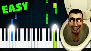 Skibidi Toilet Meme - EASY Piano Tutorial