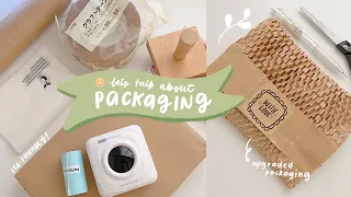 studio vlog 10 ❉ how I pack orders for my shop and essential materials 🌱 eco-friendly packaging