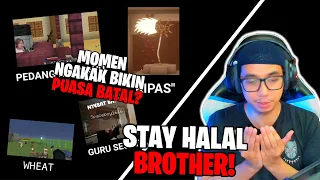 REACTION MOMEN KOCAK SANS SMP DAN BAPAK KAU HAMPIR BIKIN PUASA BATAL !