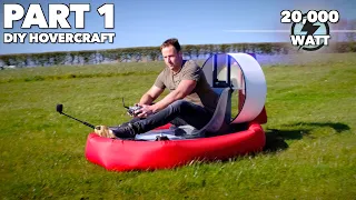 DIY Electric Hovercraft Part 1, How To Build Hovercraft You Can Ride On