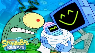 Plankton Becomes a Father! 🤖 | Karen's Baby | SpongeBob