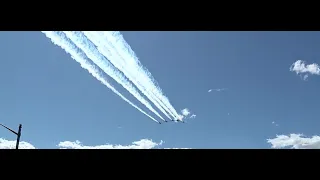 Thunderbirds & Blue Angels 'America Stronger' flyover