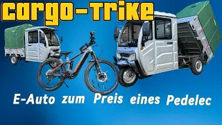 Elektro-Auto fahren zum Preis eines Fahrrades ? Alternatives Transportmittel‼️Elektro Ape / Tuk Tuk