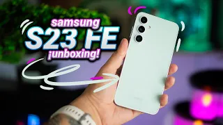 Samsung Galaxy S23 FE - Unboxing en español del nuevo gama alta de Samsung