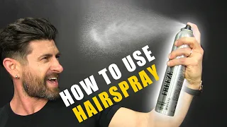 How & Why Men Should Use Hairspray For BETTER Hair! Quick Hair Styling Tips