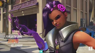 Overwatch 2.My Frends react to Sombra POTG#9