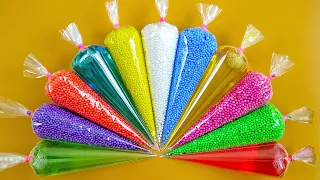 Making CrunchSlime With Piping Bags ! Satisfying Slime Video❤️ASMR Slime❤️ #29