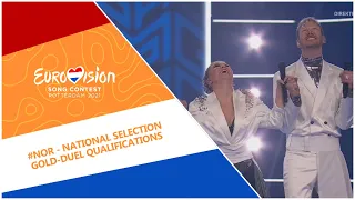 Eurovision 2021 - Norway 🇳🇴 - National Selection - Gold-duel qualifications! [MGP 2021 FINAL]