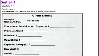 Ielts listening test 7 2019