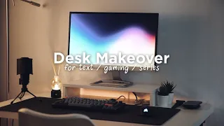 Desk Makeover idea - Organize a small desk corner under $50 | TH | N/S