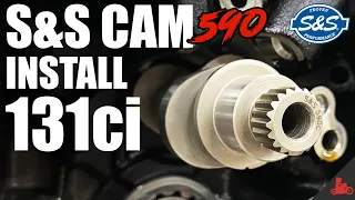 S&S Cam: 590 Cam Install + DYNO! (131ci Stage 4 Harley M8)