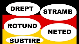 Invata Germana | FORME - Drept, Rotund, Subtire, Rotund etc