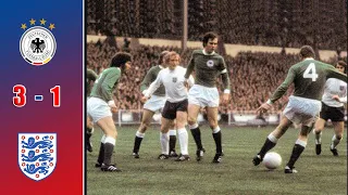 Germany vs England 3 - 1 | Extended Highlights & Goals 1972 UEFA European Championship