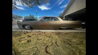 How To Install Complete Air Ride (ezairride) On 68 Cadillac. Its A Long One.. So Buckle Up!! 😬