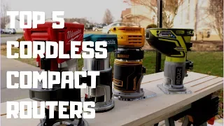 Top 5 BEST cordless compact routers in 2020. There are the best compact cordless wood routers