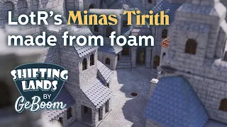The Lord of the Rings' city of Minas Tirith made entirely out of foam!