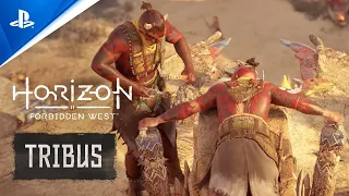 Horizon Forbidden West - Tráiler 4K TRIBUS del Oeste Prohibido PS5 en ESPAÑOL | PlayStation España