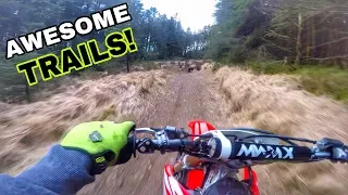 One of the BEST places to ride your Dirt Bike | RAW 450 Trail Bashing
