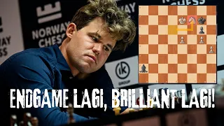 ENDGAME KUDA VS GAJAH! || Magnus Carlsen vs Praggnanandhaa || Norway Chess 2024