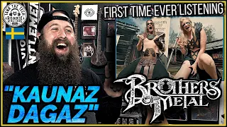 ROADIE REACTIONS | Brothers of Metal - "Kaunaz Dagaz" [FIRST TIME EVER LISTENING]