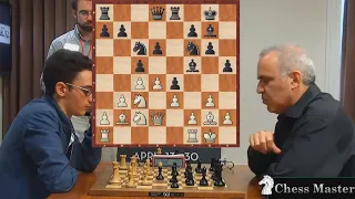 Kasparov's PERFECT ATTACK against the U.S. champion Fabiano Caruana!