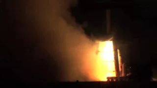 SpaceX видеоTesting - Falcon 9 Engine Test. Тестирование двигателя.