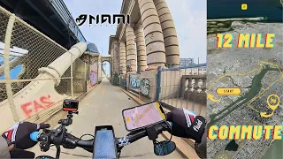 Full High Speed NYC Commute - Nami Burn E Electric Scooter Ride POV [4K]