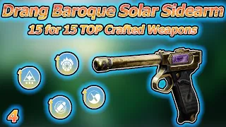 Drang (Baroque) Solar Sidearm God Roll Guide | Destiny 2 Season of Plunder