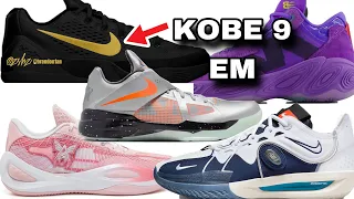 Kobe 9 EM Protro, Kobe 8 Protro, Sabrina 1 Kay Yow, KD4 Galaxy! Basketball Shoe Release News! 2024