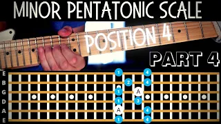 How to SOLO on GUITAR Lesson | minor pentatonic position 4 (BOX 4)