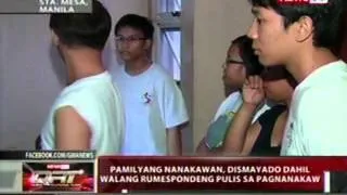 QRT: Bahay sa Maynila, nilooban ng 8 armadong lalaki; Abot sa P100,000 halaga ng gamit, natangay