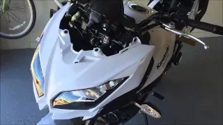 2015 Versys 650 Installation of Gear Indicator and Power Outlet