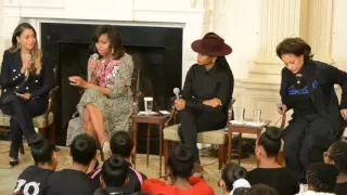 First Lady Michelle Obama hosts Black History Month at the White House