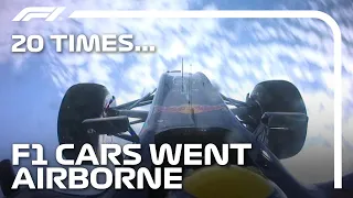 20 Times F1 Cars Went Airborne!