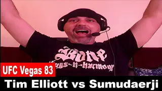 UFC Vegas 83: Tim Elliott vs Sumudaerji LIVE REACTION