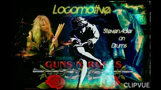 Steven Adler on Drums - Locomotive